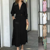 2025 Solid color maxi dress (Upgraded Version)