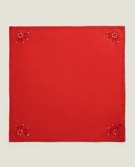 PACK OF EMBROIDERED COTTON CHRISTMAS NAPKINS (PACK OF 2)
