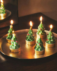PACK OF CHRISTMAS TREE CANDLES (PACK OF 6)