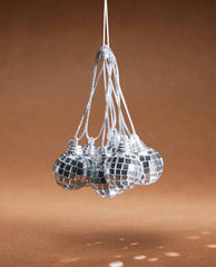 PACK OF CHRISTMAS DISCO BALL DECORATIONS (PACK OF 6)