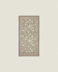FLORAL PRINT BLOCK RUG