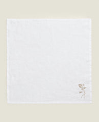 PACK OF EMBROIDERED LINEN CHRISTMAS NAPKINS (PACK OF 2)