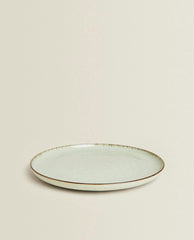 PORCELAIN TABLEWARE WITH ANTIQUE FINISH RIM