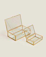 BOX WITH GOLD RIM