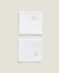 PACK OF CHRISTMAS PEARL BEAD NAPKINS (PACK OF 2)