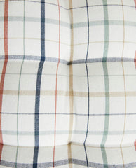 DYED THREAD CHECK CUSHION