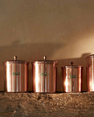COPPER STORAGE JAR