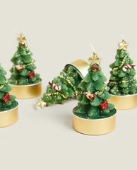 PACK OF CHRISTMAS TREE CANDLES (PACK OF 6)