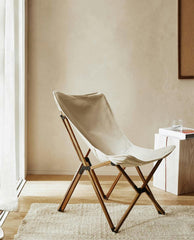 FOLDING ALUMINIUM AND CANVAS CHAIR
