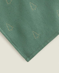 EMBROIDERED CHRISTMAS TREE COTTON TEA TOWEL