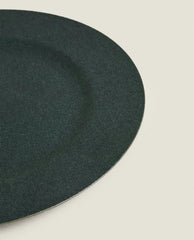 CHRISTMAS JUTE SERVICE PLATE