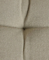 QUILTED CHAIR CUSHION WITH TIES