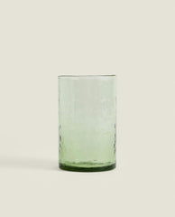 HAMMERED GLASS TUMBLER