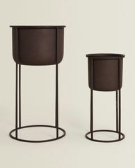 METALLIC FLOWERPOT