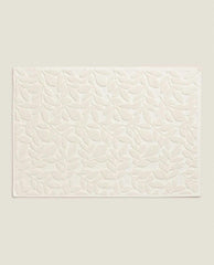VEGETABLE JACQUARD BATH MAT