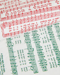 PACK OF PAPER NAPKINS WITH CHRISTMAS CAROLS (PACK OF 30)