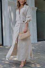 2025 Solid color maxi dress (Upgraded Version)