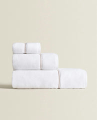 EMBROIDERED SCALLOPED EDGE TOWEL