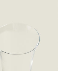 PLAIN CRYSTALLINE FLUTE GLASS