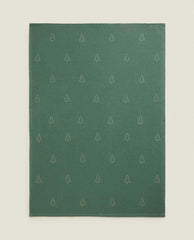 EMBROIDERED CHRISTMAS TREE COTTON TEA TOWEL