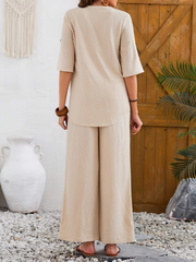⏰ LAST DAY SAVE 50% 💥Women's Cotton Casual Loose Suit