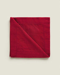 PACK OF HEMSTITCHED CHRISTMAS NAPKINS (PACK OF 2)