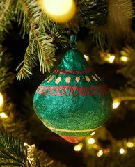 GLITTER BALL CHRISTMAS DECORATION