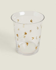 CHRISTMAS LEAF TALL GLASS