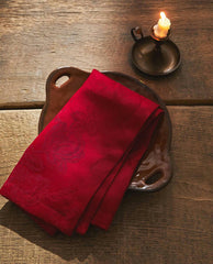 PACK OF CHRISTMAS FLORAL JACQUARD NAPKINS (PACK OF 2)