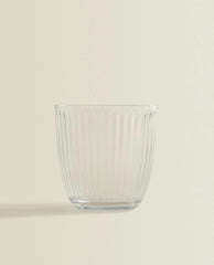LINES DESIGN GLASS TUMBLER