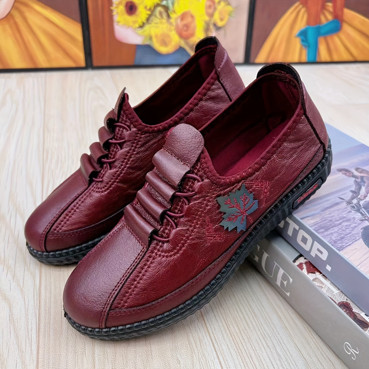 🔥Last Day Promotion 50% OFF - Women's Comfortable Soft-Soled Handcrafted Leather Orthopaedic Shoes