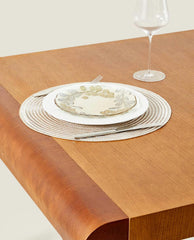PACK OF GLITTERY CHRISTMAS SPIRAL PLACEMATS (PACK OF 2)