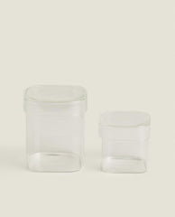BOROSILICATE GLASS JAR WITH LID