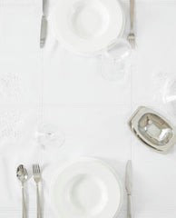 RAMIE TABLECLOTH WITH CHRISTMAS EMBROIDERY