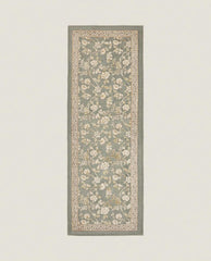 FLORAL PRINT BLOCK RUG