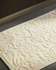 FLORAL JACQUARD BATH MAT