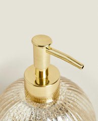 MERCURISED GLASS BATHROOM SET