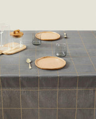 CHRISTMAS CHAIN LINEN TABLECLOTH