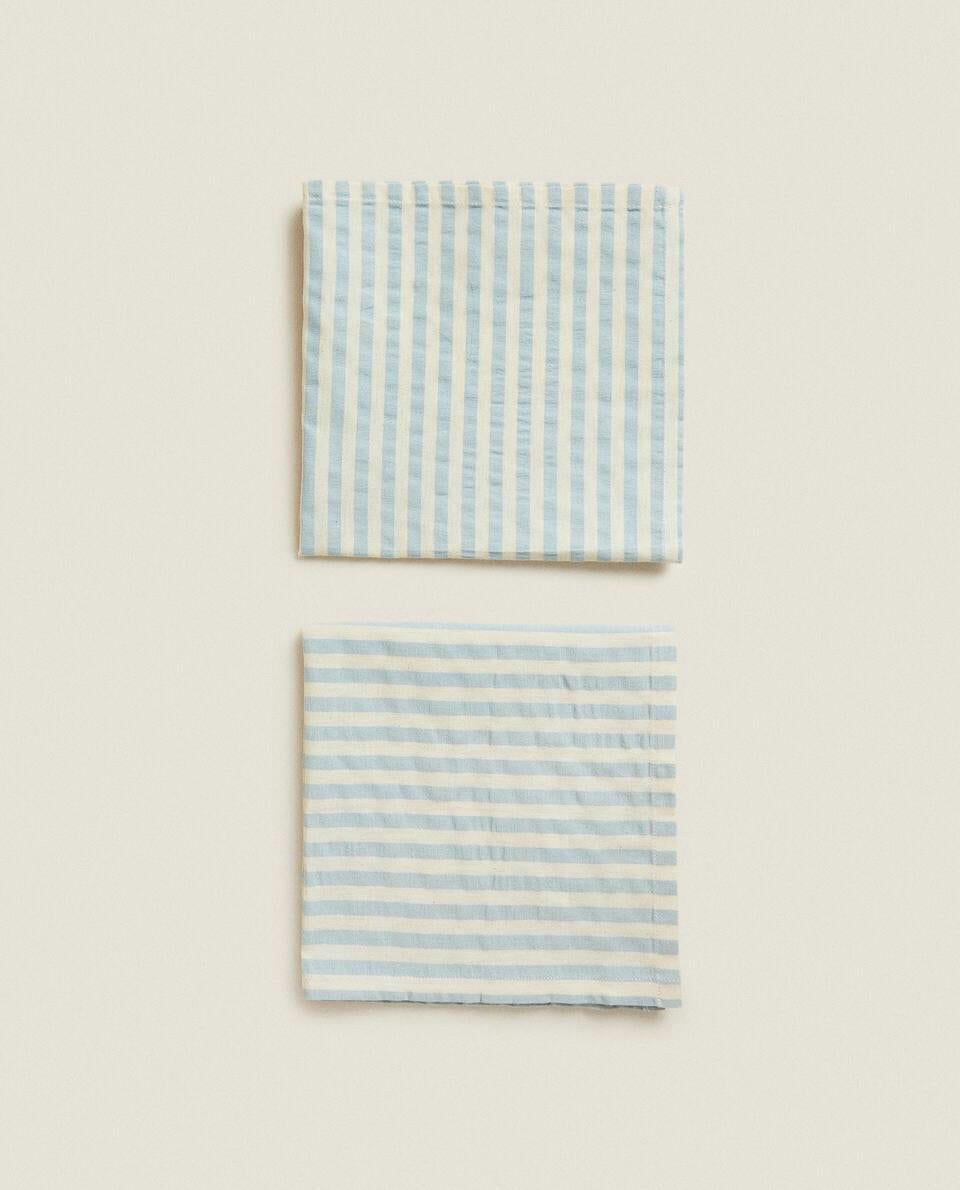 STRIPED NAPKINS (PACK OF 2)