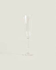PLAIN CRYSTALLINE FLUTE GLASS