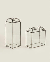 BLACK METAL LANTERN