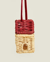RATTAN CHRISTMAS HOUSE DECORATION
