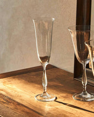 PLAIN CRYSTALLINE FLUTE GLASS