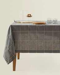 CHRISTMAS CHAIN LINEN TABLECLOTH