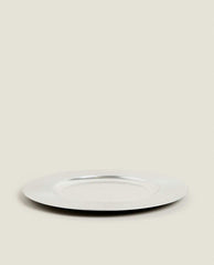 GOLD STRIPED CHRISTMAS SERVICE PLATE