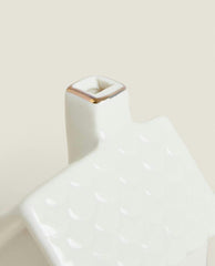 CERAMIC CHRISTMAS HOUSE DECORATION WITH LIGHT