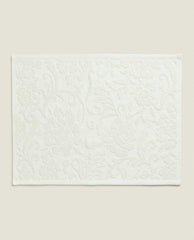 FLORAL JACQUARD BATH MAT