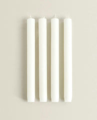 LONG CYLINDRICAL CANDLE (PACK OF 4)