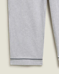 STRIPED FLANNEL PYJAMA BOTTOMS